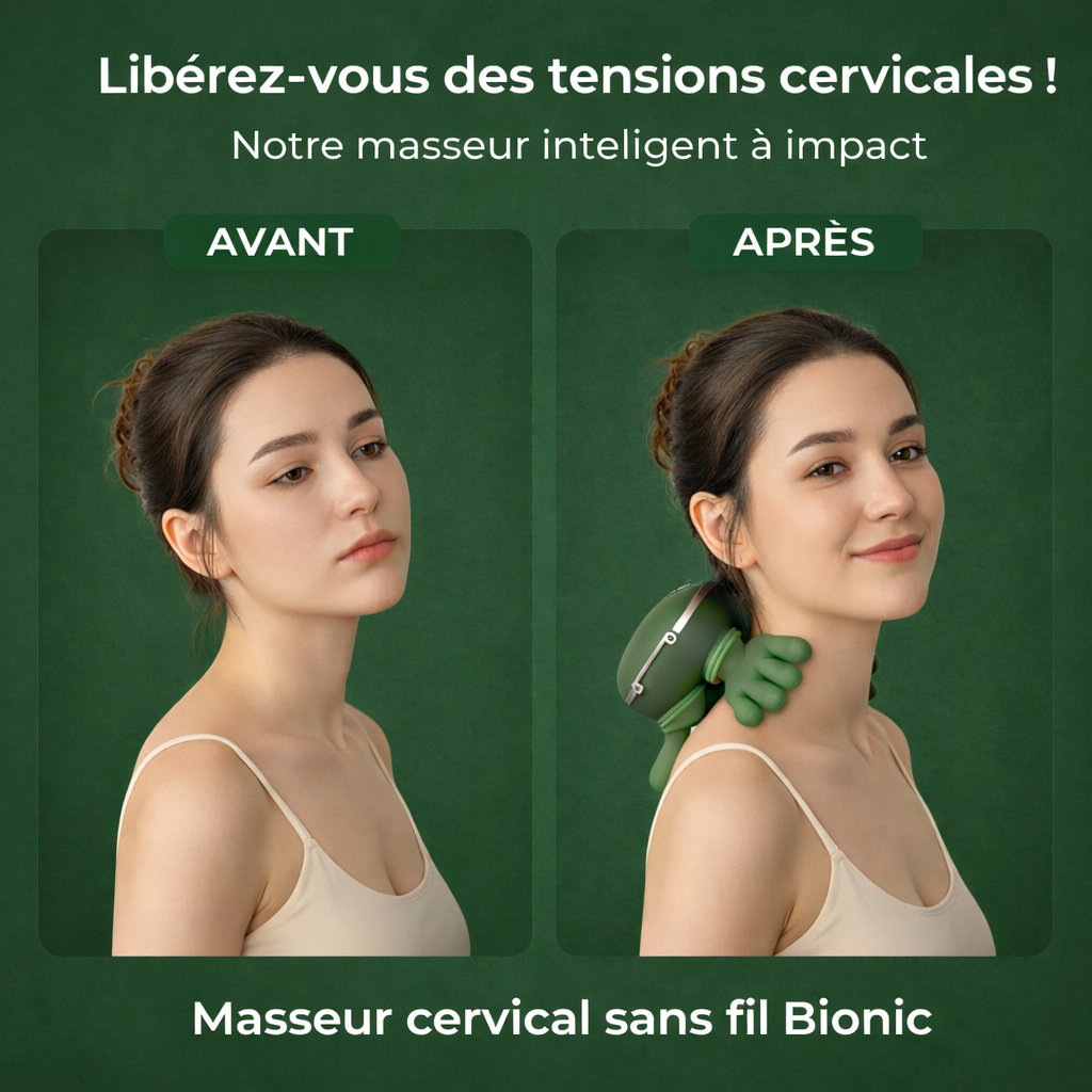 Masseur Cervical Sans Fil Bionic